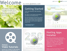 Tablet Screenshot of gladness.com